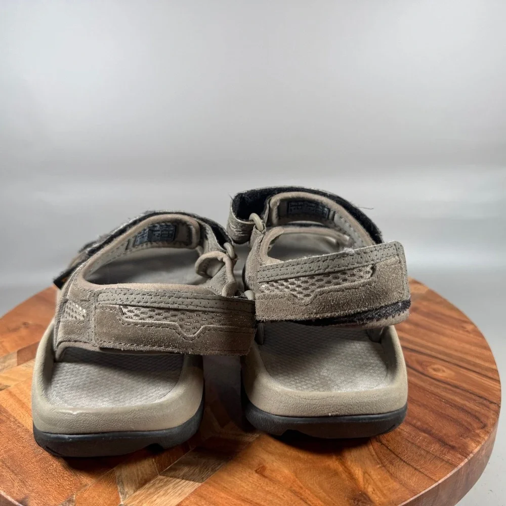 Teva Mens Katavi 2 Bungee Cord Brown Suede Hiking Sport Sandals 1002433 Size 8